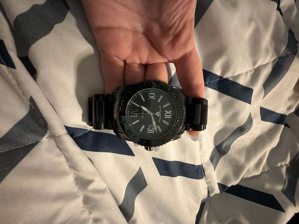 Swiss Legend Commander Black Dial Stainless Steel Bracelet Watch